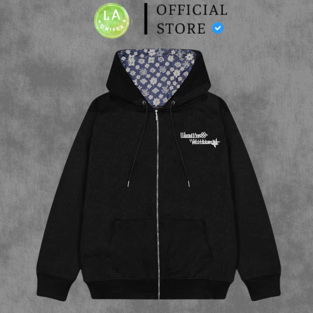 [ QCCC] Áo Khoác Hoodie  Zip Họa Tiết Nón thth Áo Có Dây Rút Vải Chân Cua DÀY DẶN, Full tag mac