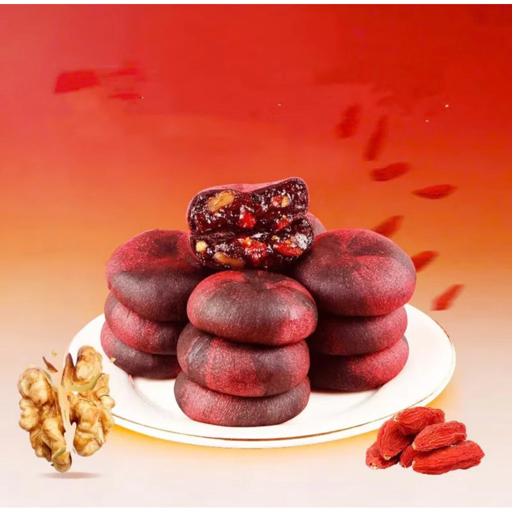 Bánh táo đỏ gạo nứt không đường 500g