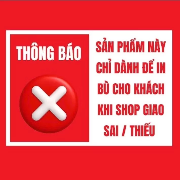 Sản phẩm này để in lại ảnh cho khách - vui lòng đọc kỹ ghi chú