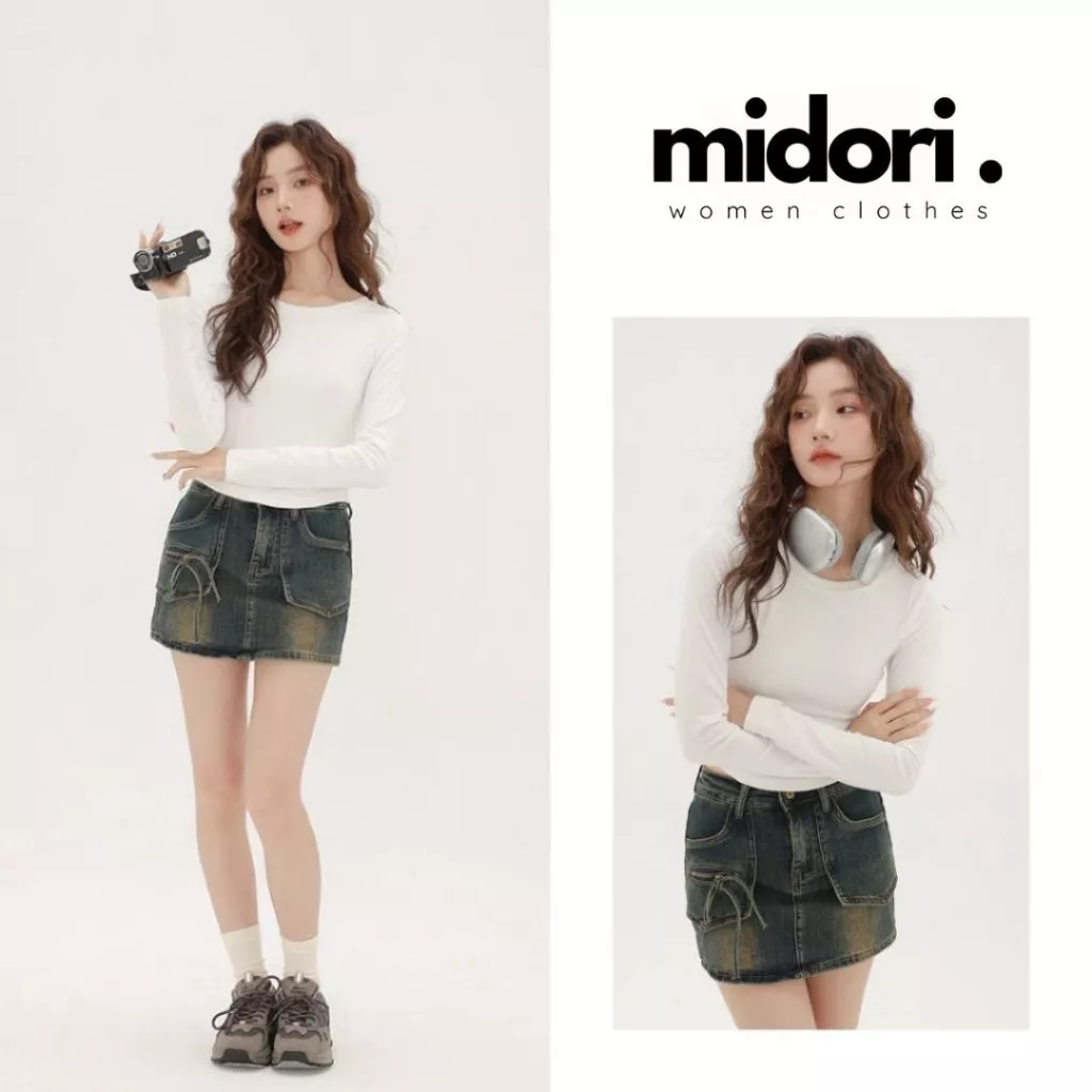 Chân Váy Jeans Ngắn Chữ A Cá Tính Lima Fashion Chân Váy Bò Có Khóa Kéo Retro Ulzzang Cá Tính CV25