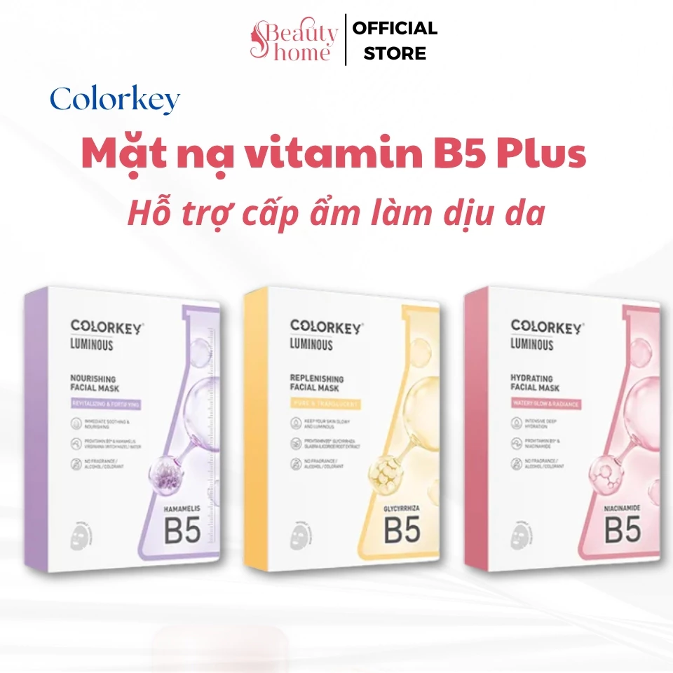 Mặt Nạ B5 Cấp Ẩm Phục Hồi Da COLORKEY LUMINOUS Giúp Da Căng Bóng Mịn Màng