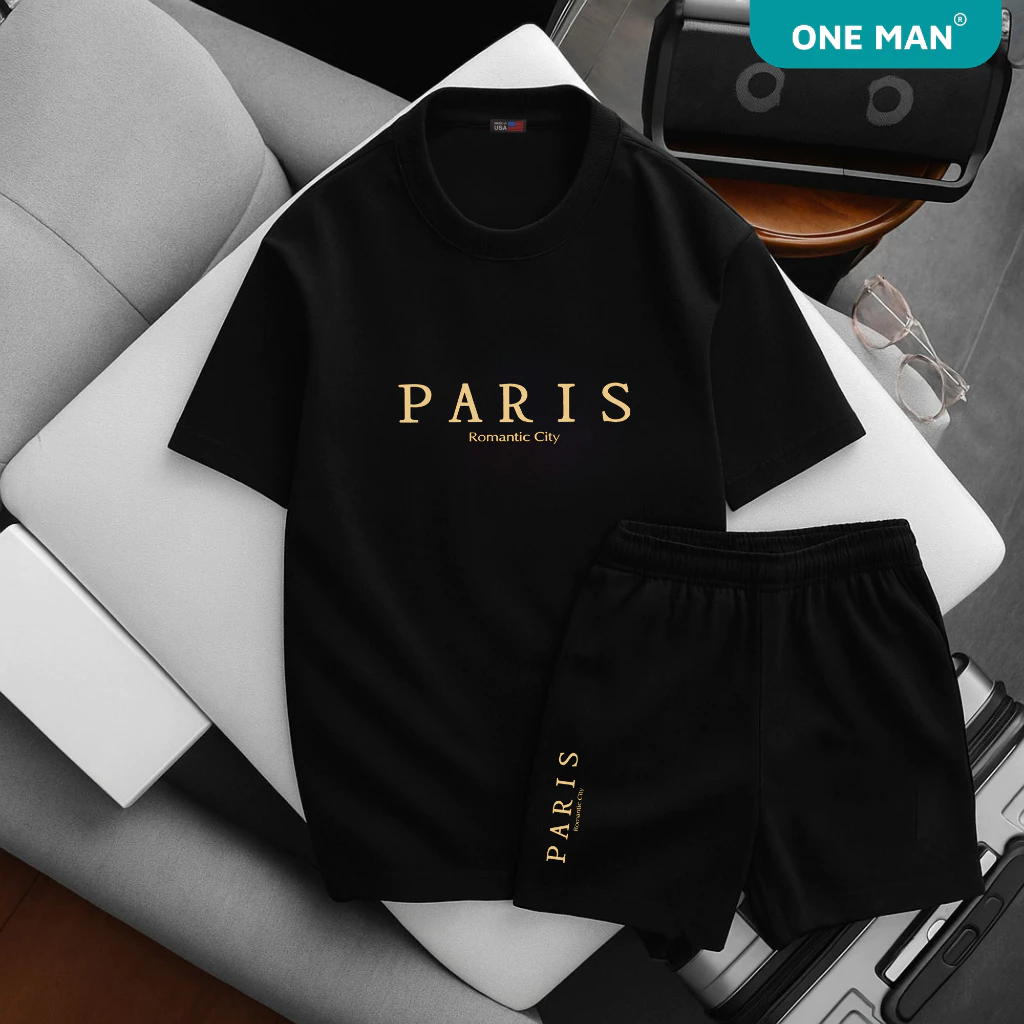 Set Bộ Quần Áo ONE MAN Cotton 100% Cho Cả Nam Và Nữ Form Rộng Thoáng Mát Thoải Mái Unisex Cao Cấp SD149