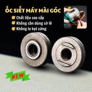 🏵️🏵️ (Mới nâng cấp)Ốc siết nhanh máy mài góc ren M10, dùng cho máy mài - Phụ kiện gắn đá cắt, đá mài lắp nhanh không kẹt