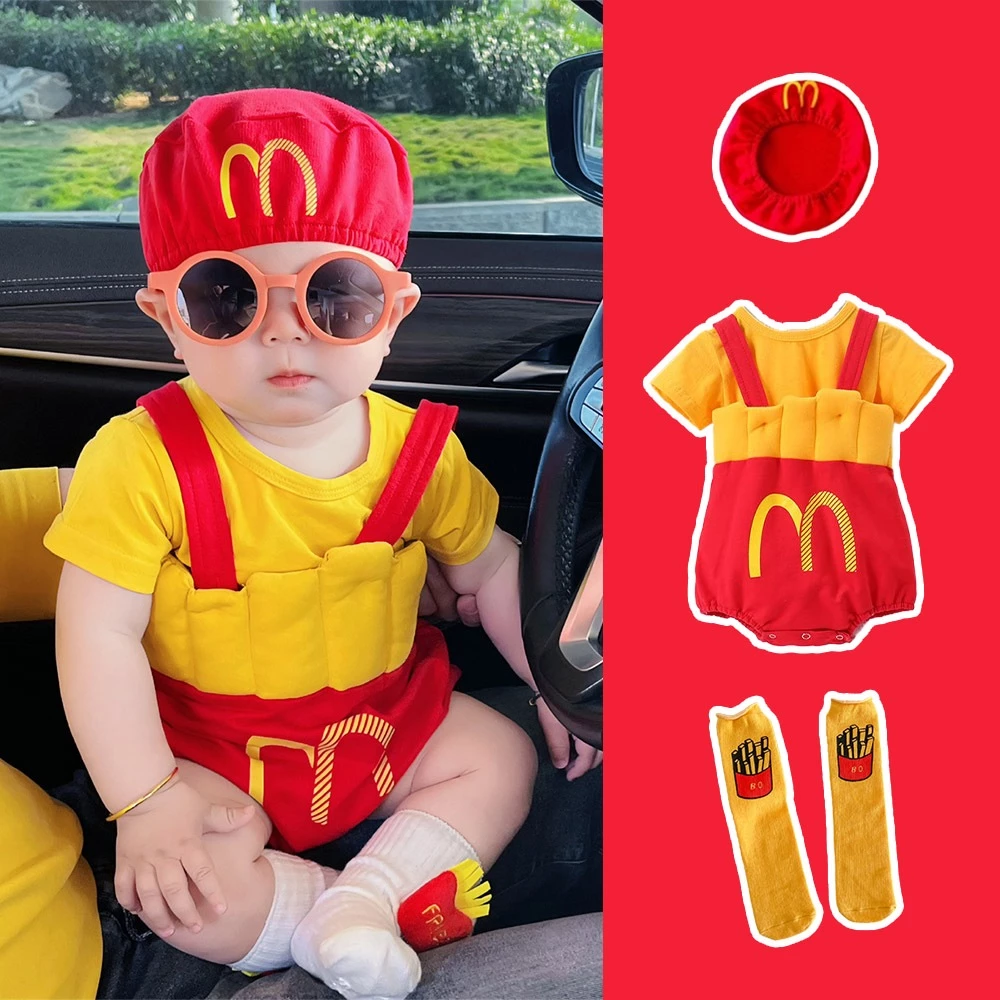 Bộ khoai tây của Mcdonald, chơi vai trò, bữa tiệc sinh nhật, trang phục nhiếp ảnh 0-24M