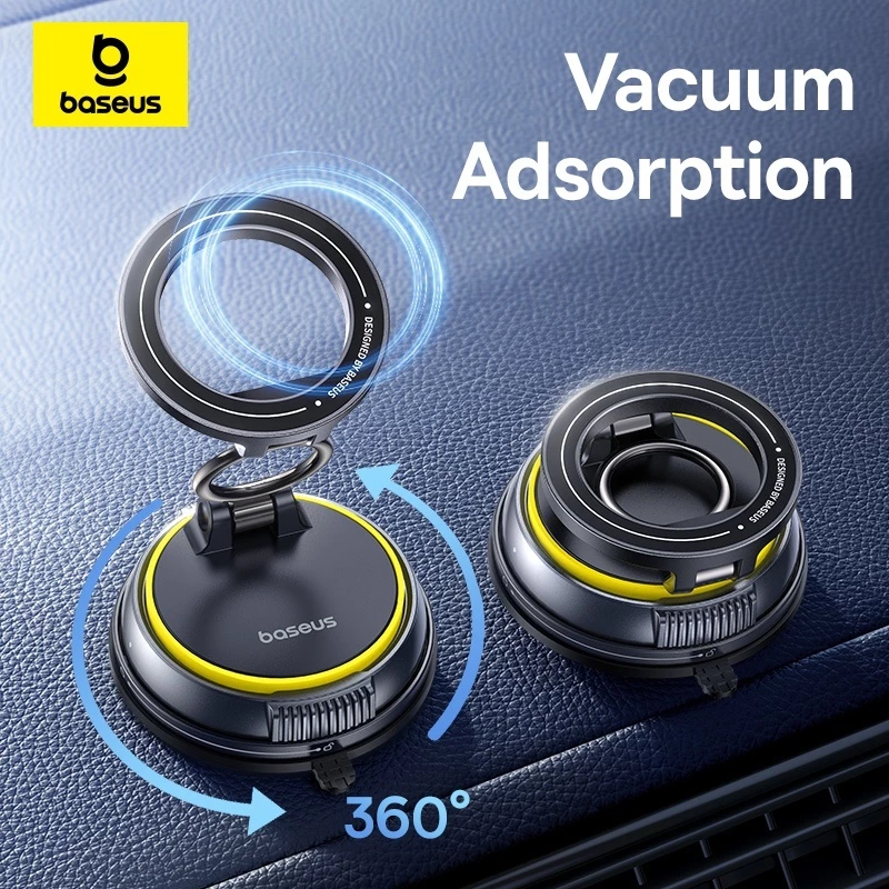 Baseus PrimeTrip VC2 Flex Magnetic Car Mount Suction Cup Version Cosmic Black