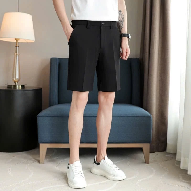 Quần Short Tây Âu Nam Dáng Body Cao Cấp – Lịch Lãm, Co Giãn, Đứng Form Chuẩn QSTN