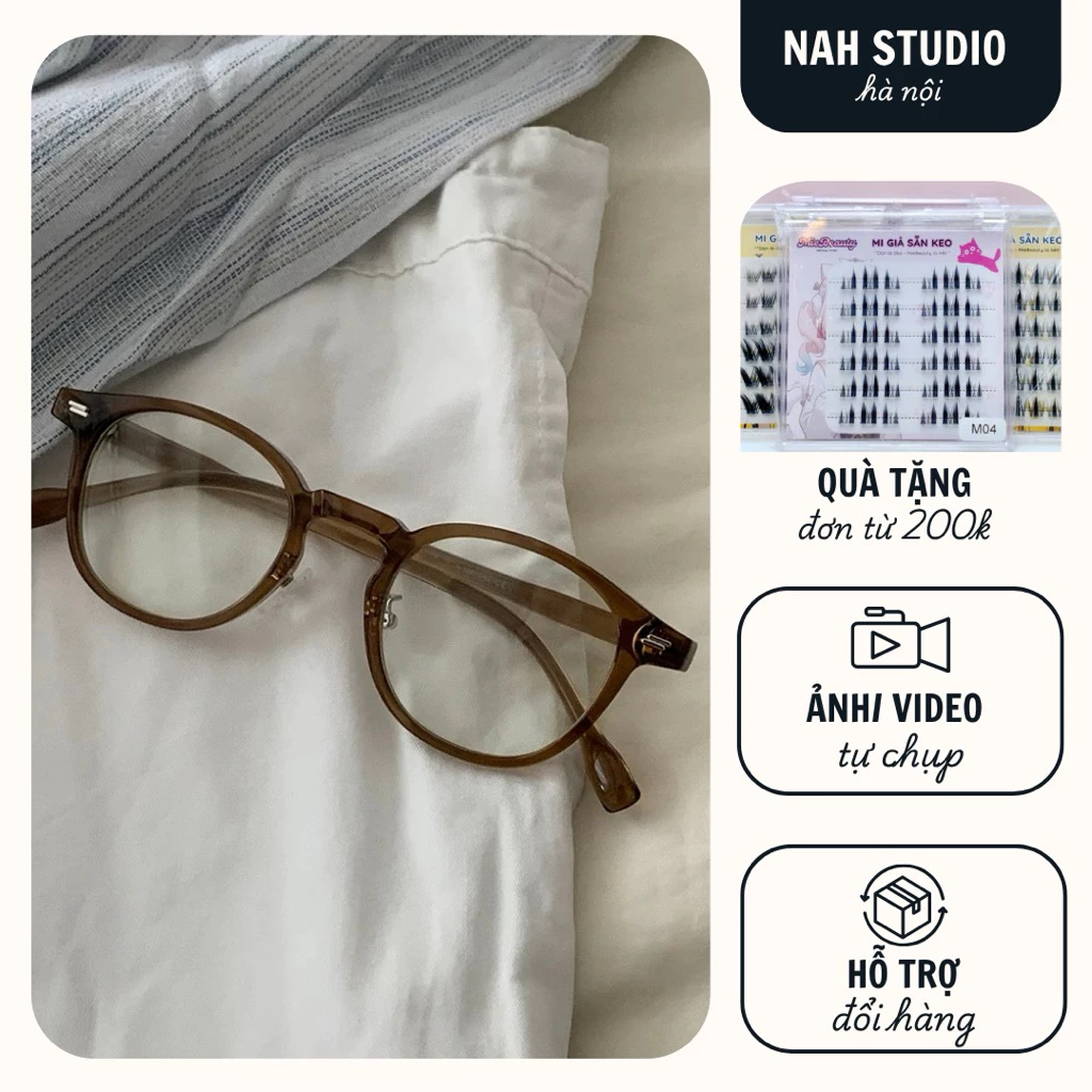 Kính mắt không độ unisex cao cấp 7151
