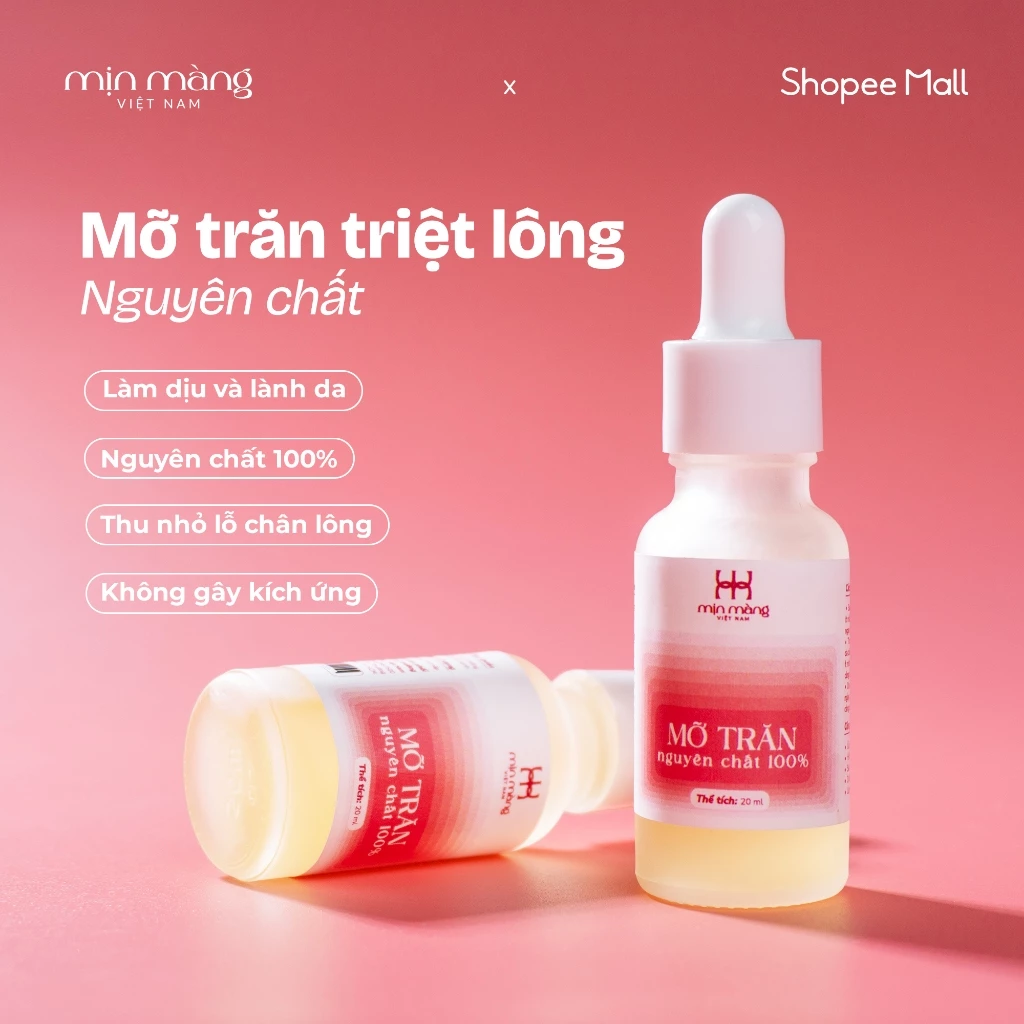 Mỡ Trăn Triệt Lông Nguyên Chất, An Toàn, Ức Chế Quá Trình Mọc Lông, Mờ Rạn Da, Lành Vết Bỏng