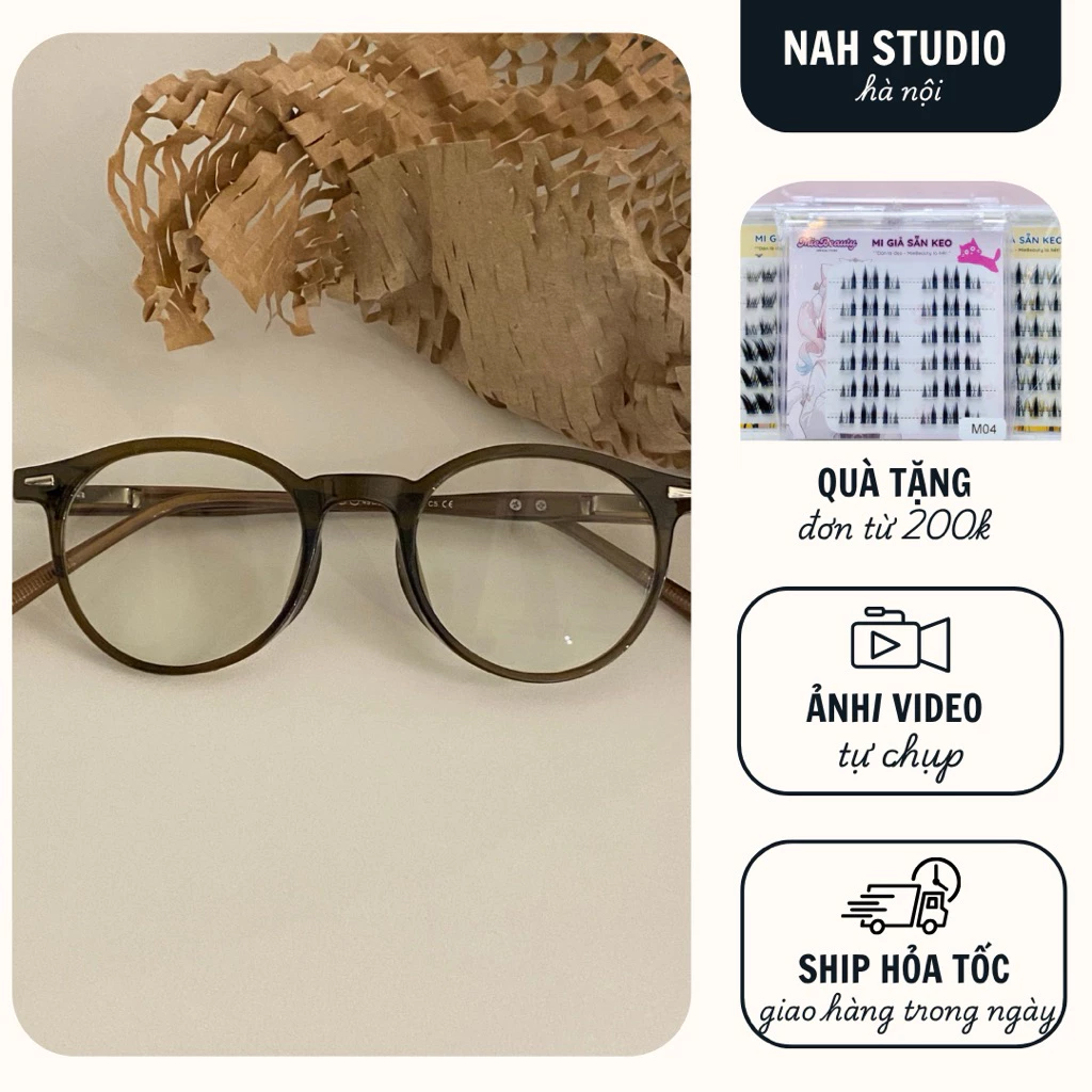 Kính mắt không độ nhựa dẻo cao cấp có lõi thép 7158
