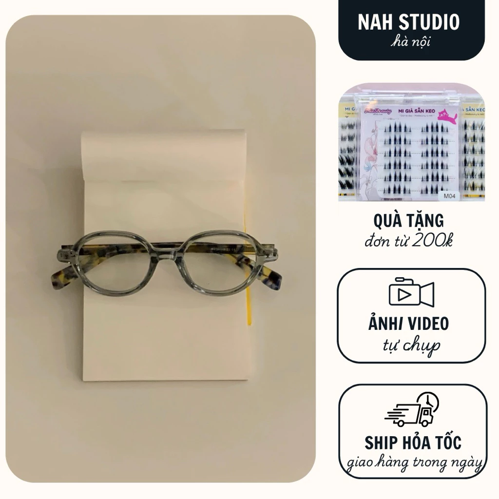 Kính mắt gọng nhựa Y2K mắt nhỏ siêu xinh sịn ngầu 2310