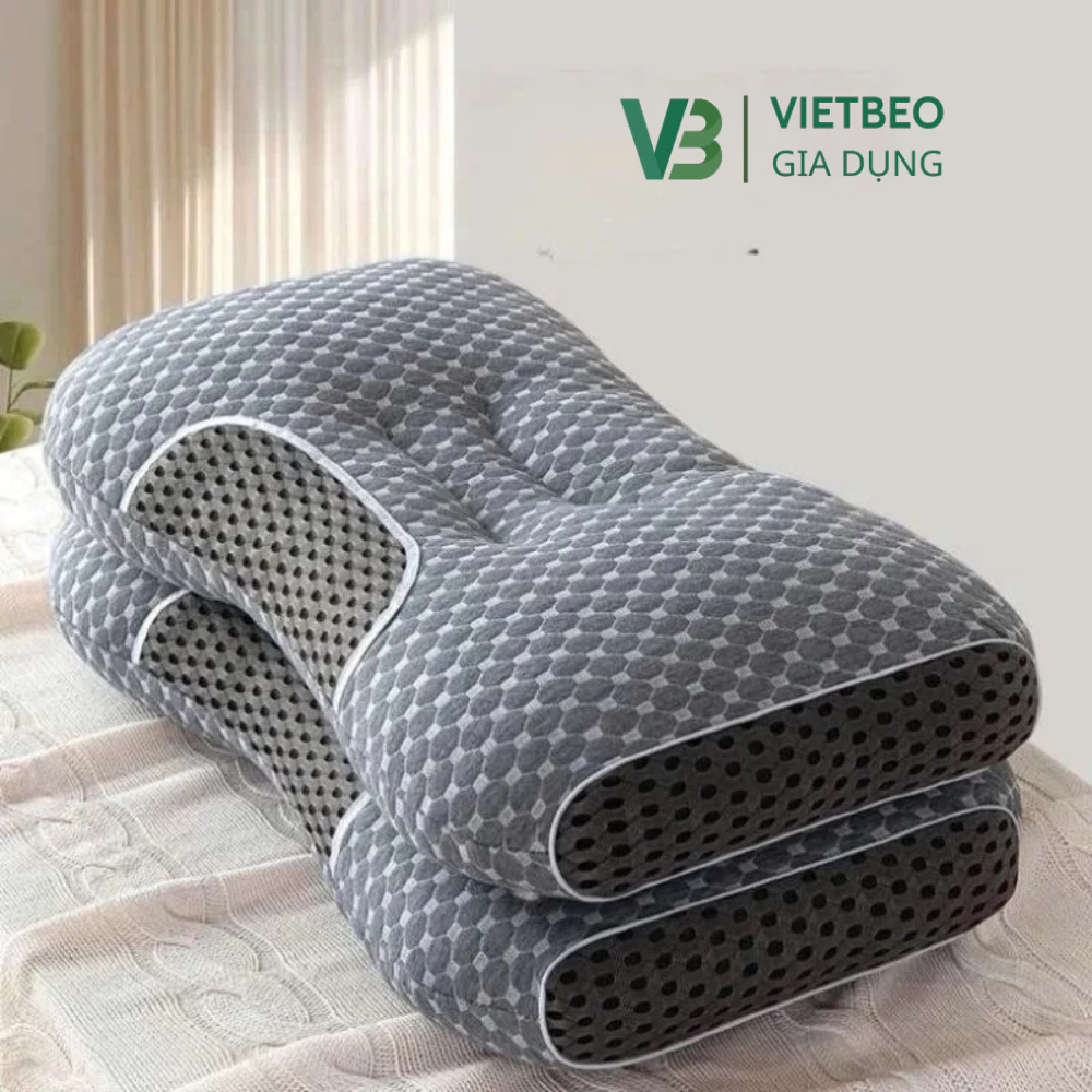 Gối Công Thái Học DIDOOGLT Gối Massage Dệt Kim Giúp Nâng Đỡ Cổ Chống Đau Mói Cổ Vai Gáy