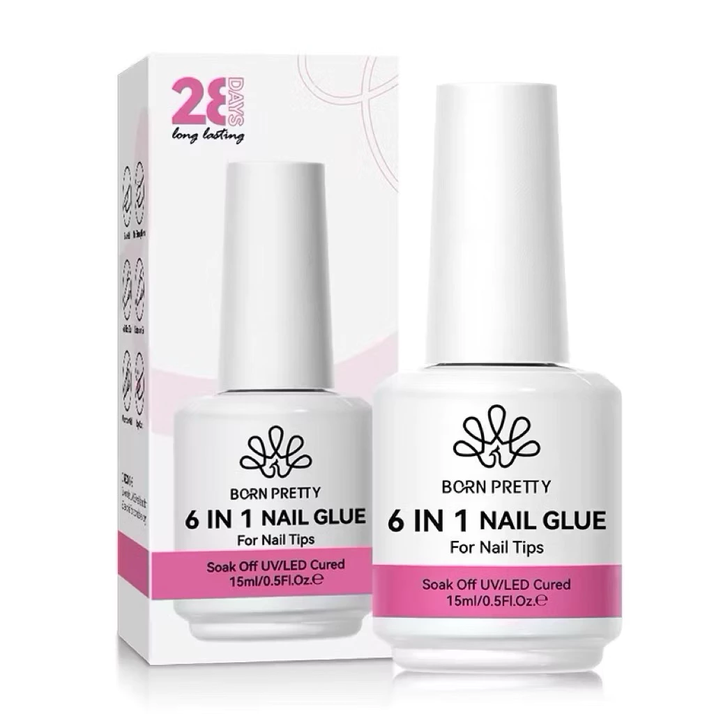Gel 6in1 Born Pretty ,glue gel làm móng chính hãng