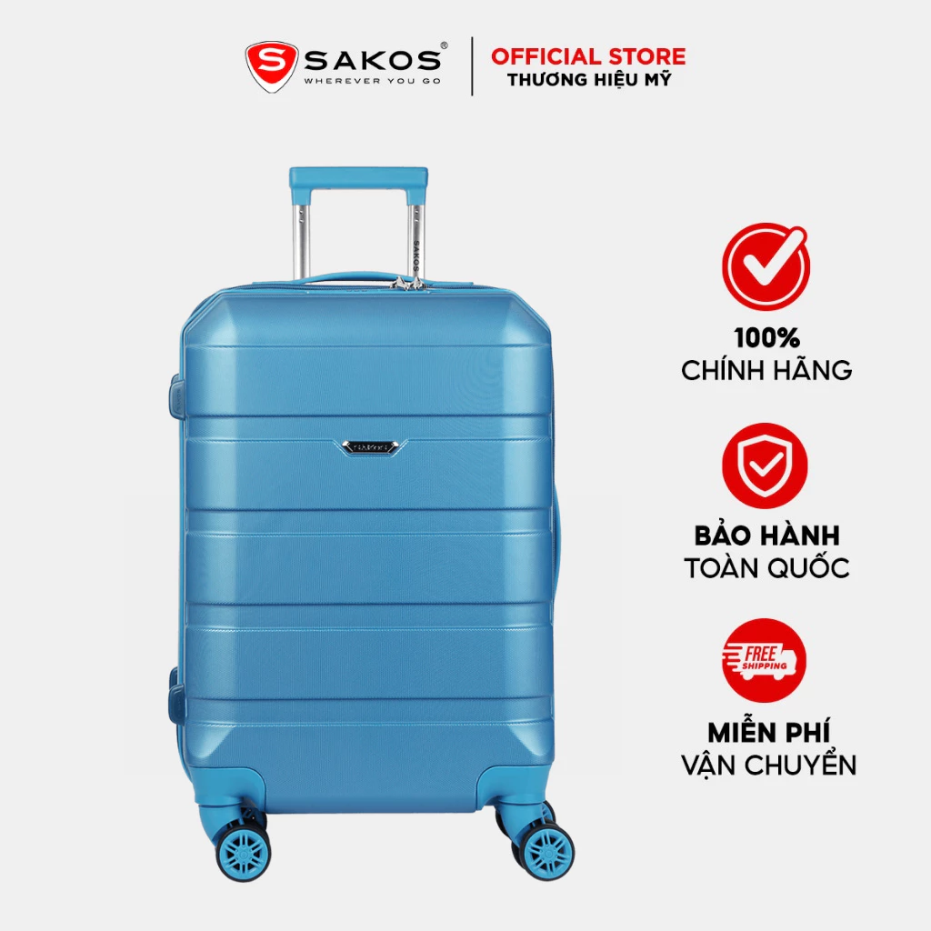 Vali Kéo Nhựa Du Lịch SAKOS  AVENIR Z24 - Size M (24inch)/ Ký Gửi - Khóa TSA - Nhựa PC