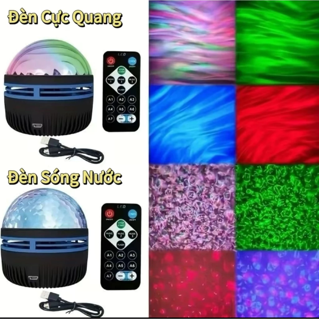 Đèn Cực Quang Galaxy UStyle Q6S LED Chiếu Bầu Trời Cực Quang Trang Trí, Decor Phòng Ngủ, Điều Khiển Từ Xa hàng đẹp