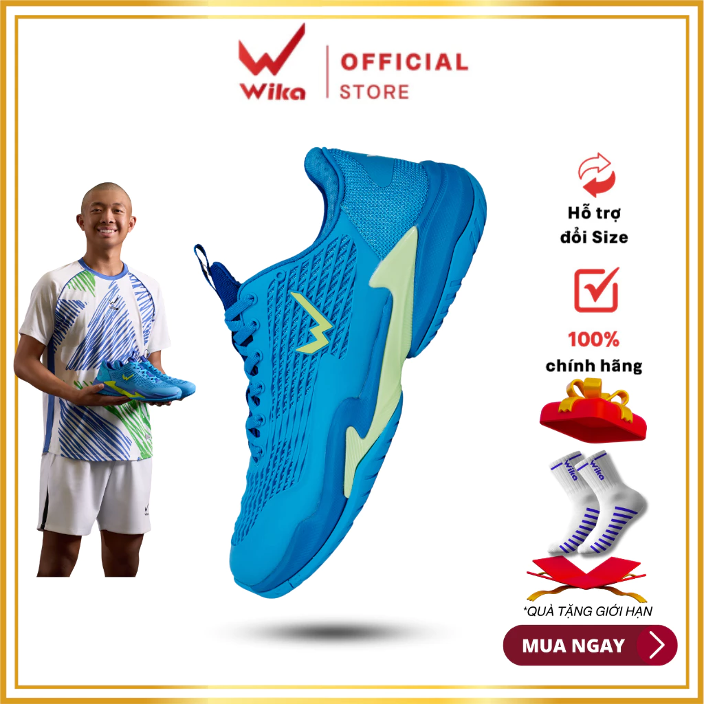 Giày Pickleball Wika Astro ,Upper KPU Kết Hợp Vải Dệt Thoáng Khí, Nhẹ, Êm