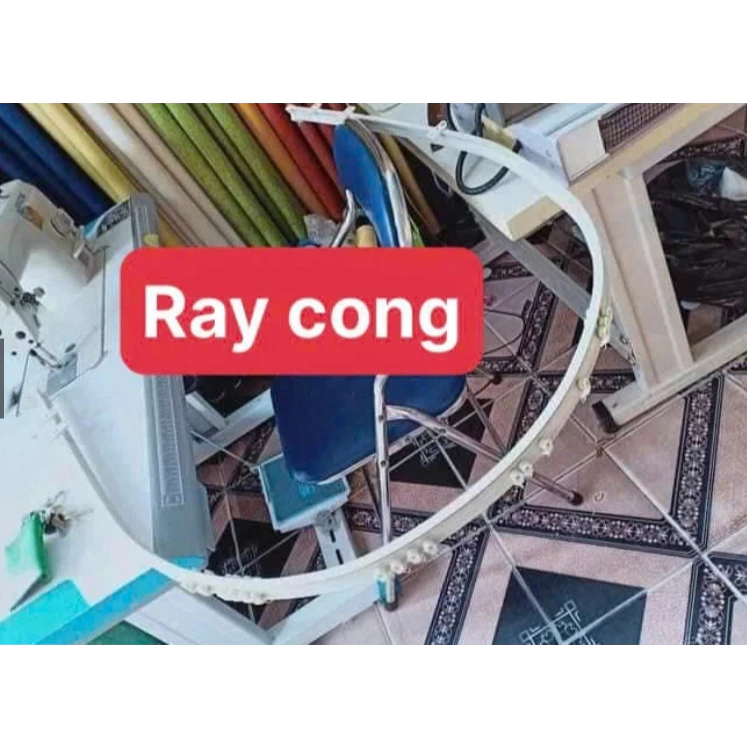 thanh nhôm RAY uốn CONG ke trần đầy đủ kích thước ( CÓ THỂ TREO THẲNG)