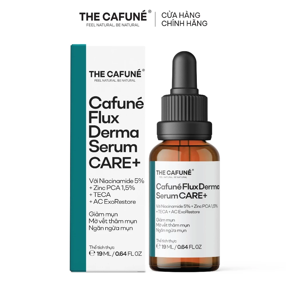 Dưỡng Chất Cho Da Dầu Mụn, Thâm Mụn, Lỗ Chân Lông To Cafuné Flux Derma Serum 19ml