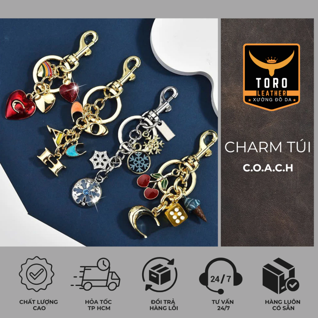 CHARM TÚI XÁCH (Hàng có sẵn HCM) - Charm túi xách hot trend 2025