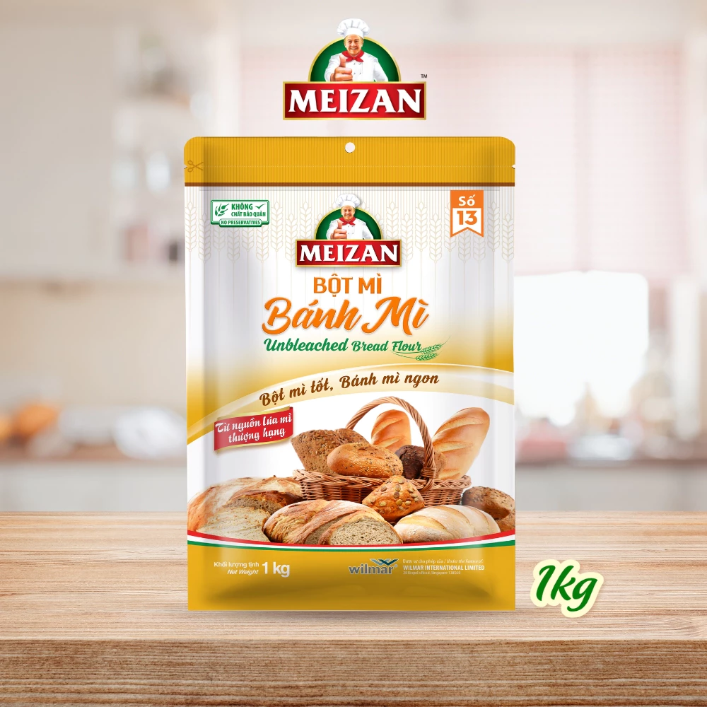 Bột mì Meizan Bánh mì 1kg