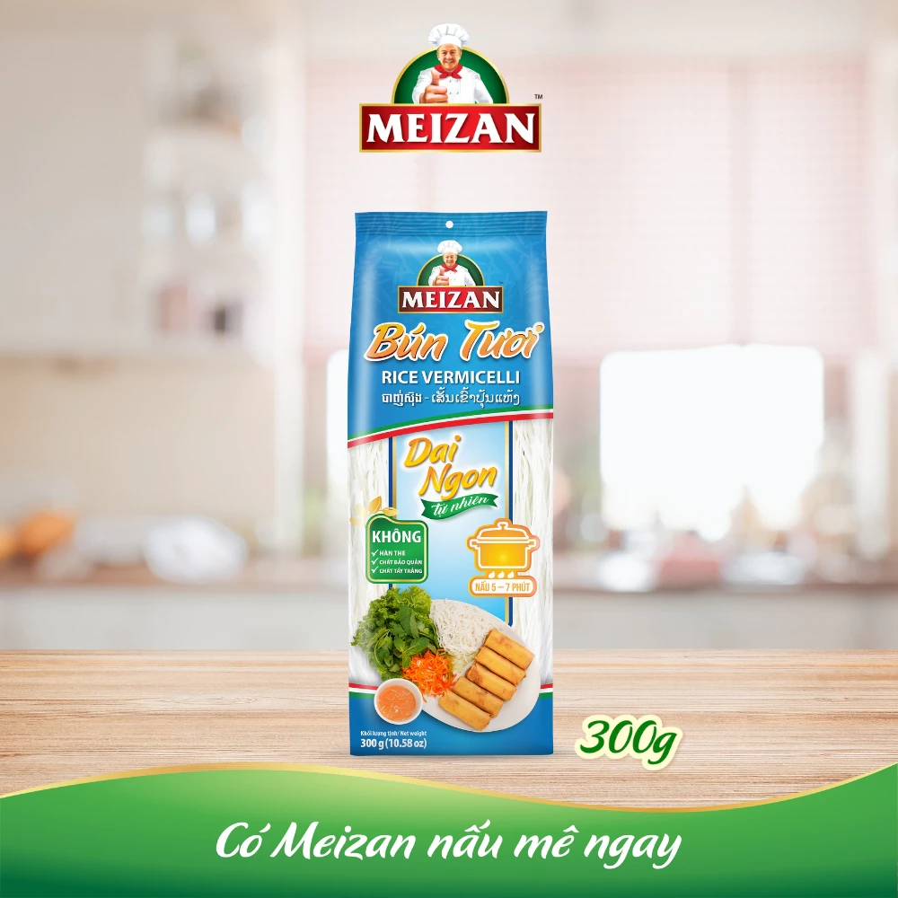 Thùng 24 Gói Bún Tươi Meizan
