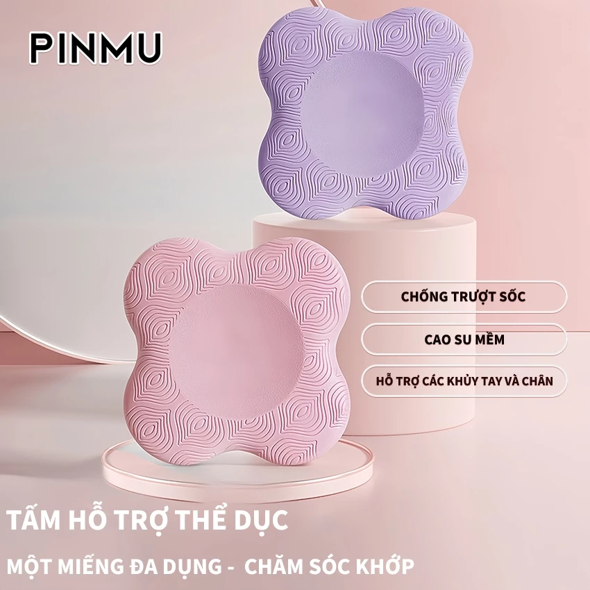 Miếng Lót Đầu Gối PINMU Đệm Yoga Chống Trơn Trượt Hỗ Trợ Giảm Đau khi Tập Luyện Mềm Và Dẻo Độ Cứng Vừa Phải