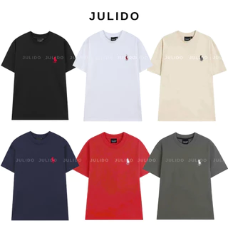 Áo phông trơn cotton Nam logo thêu chất Cotton , chuẩn form, trẻ trung, thanh lịch