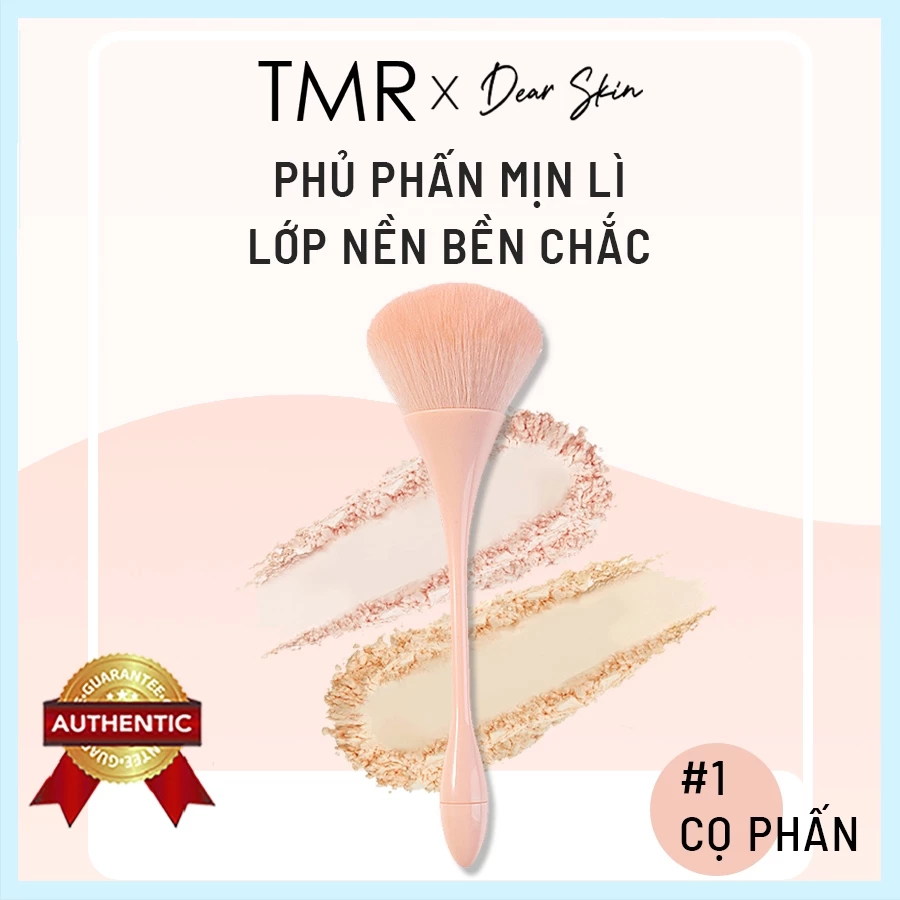 Cọ Phủ Phấn Peach Powder Brush TMR chính hãng, lông cọ mềm mượt cao cấp, tạo nét tự nhiên mỏng mịn khi dùng cọ