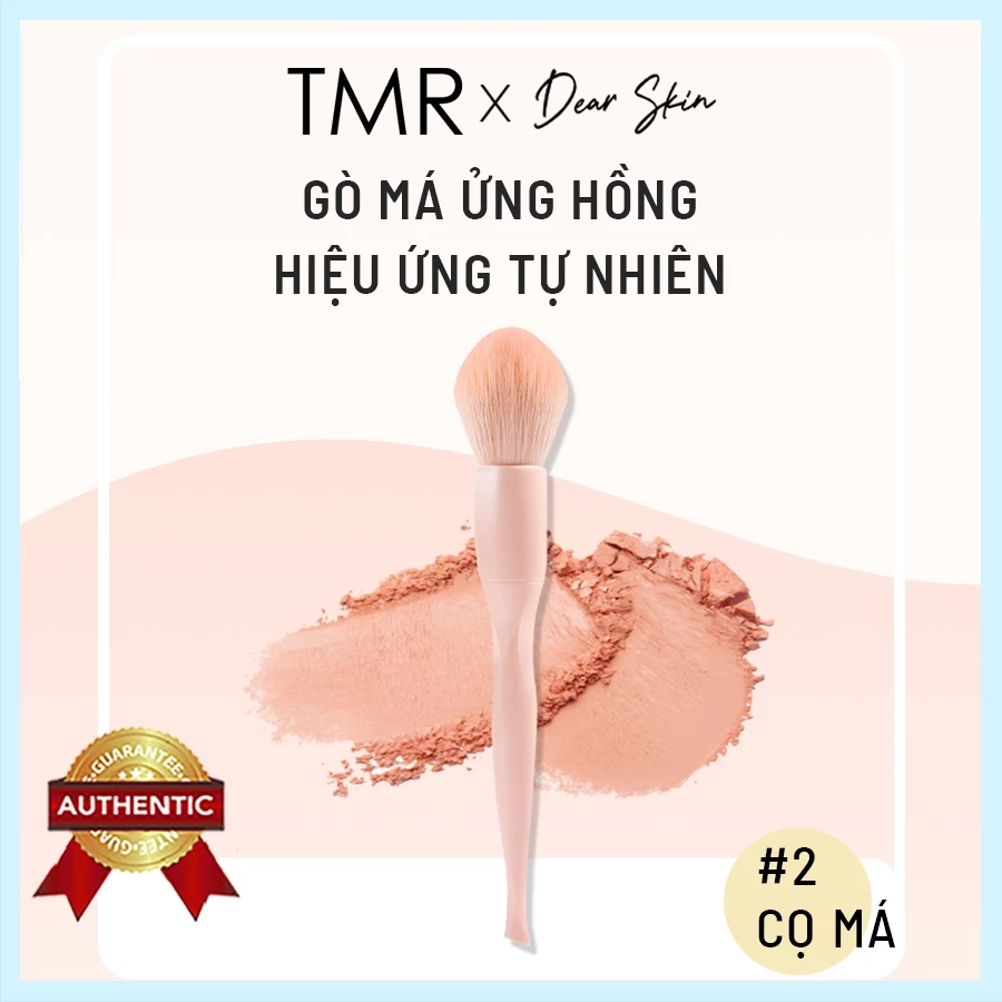 Cọ Má Hồng Peach Blush Brush TMR chính hãng, Cọ Tạo Khối, Bắt Sáng lông cọ mềm mượt cao cấp, tạo độ tự nhiên cho má hồn
