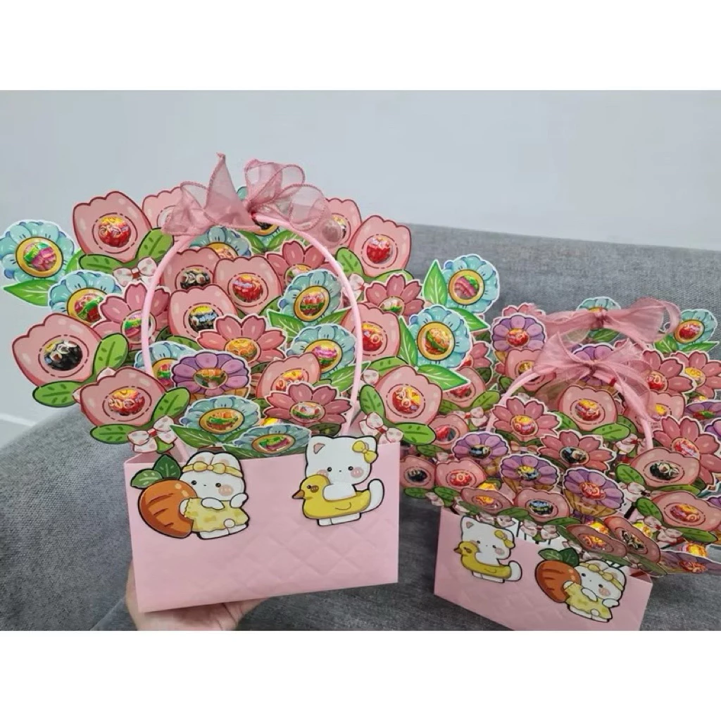 [Sỉ 1000c] sticker thẻ giấy cài kẹo mút trang trí