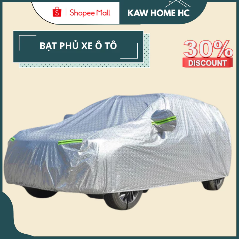 Bạt Phủ Xe Ô Tô Cao Cấp KAW Chống Nắng, Chống Mưa, Chống Bụi, Cách Nhiệt