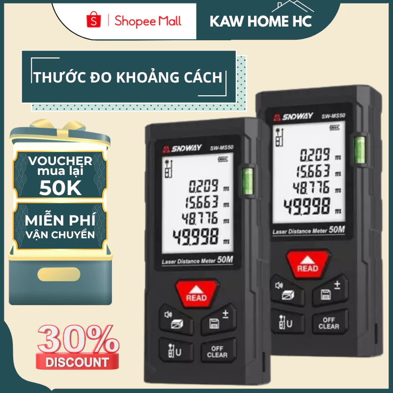 Thước đo khoảng cách bằng tia laser KAW - Độ chính xác cao - chất lượng cao