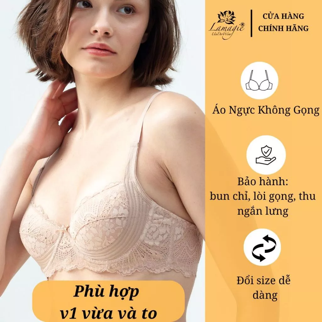 Áo Ngực Mỏng Mùa Hè A-74 | Mặc Siêu Mát – Dáng Đẹp – Không Bí Bách | Lamagie Chính Hãng