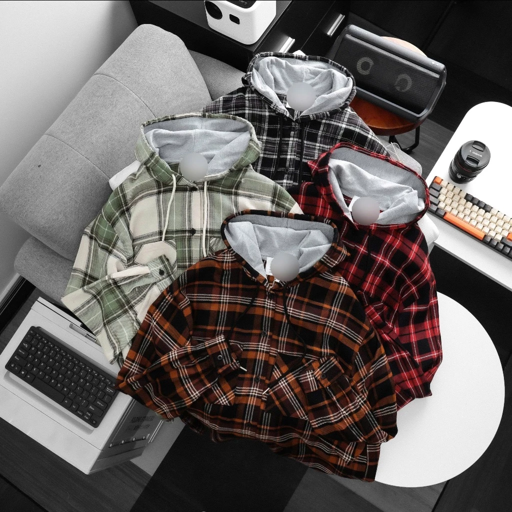 Áo khoác sơ mi có nón form unisex khoác nắng mỏng nhẹ bigsize 85kg - 3bros