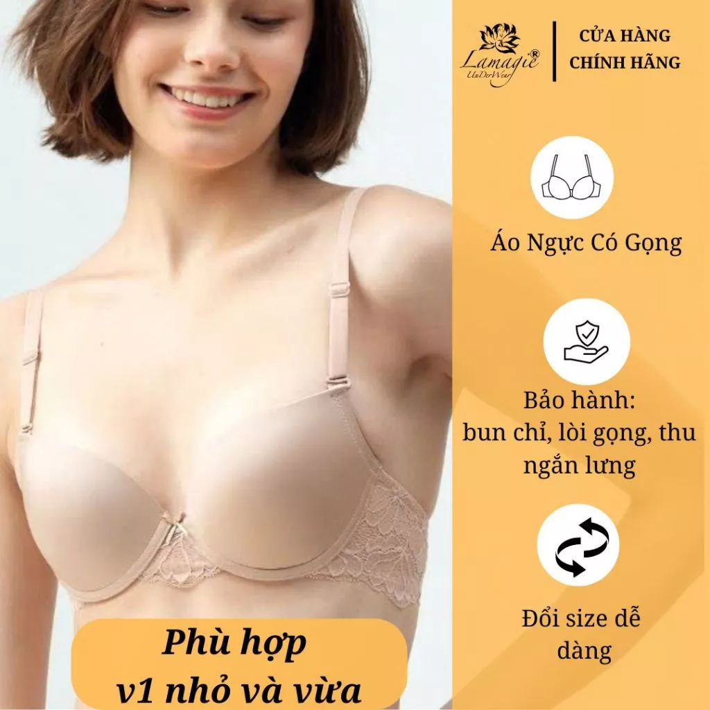 Áo ngực A-46 – Đệm vừa, nâng nhẹ tự nhiên, thoải mái cả ngày