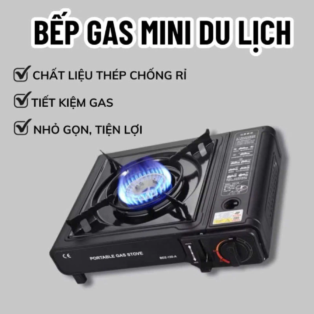 Bếp Ga Mini Du Lịch Chịu Nhiệt Độ Cao Bếp Gas Chống Cháy Nổ Chất