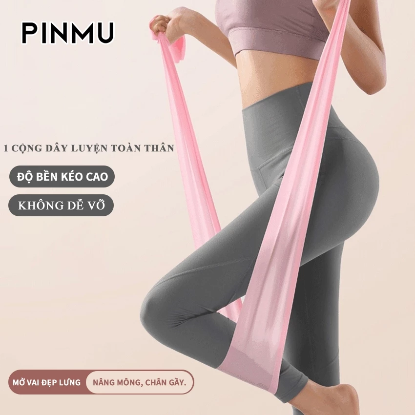 Kháng Lực PINMU Dây Tập Yoga, Gym Đa Chức Năng Có Độ Đàn Hồi Cao Giúp Mở Vai Eo Thon Giữ Dáng Tại Nhà