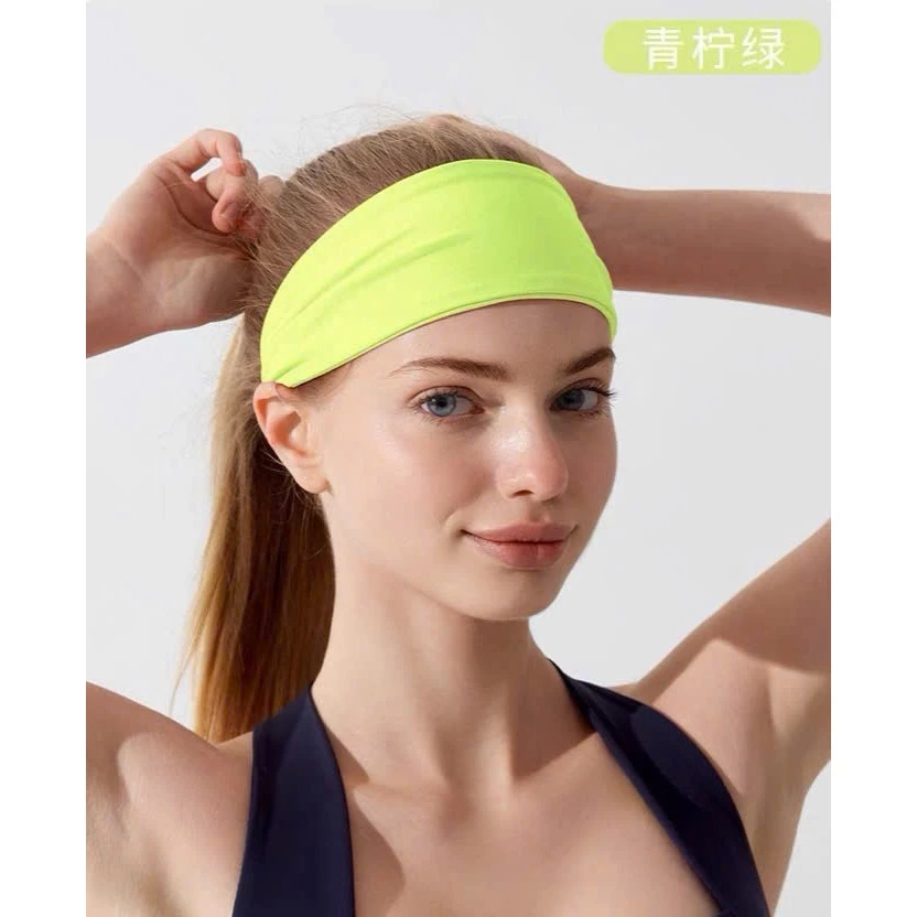Băng Đô Thể Thao Nữ Cao Cấp - Headband Ngăn mô hôi, Co giãn 4 chiều dùng cho Yoga, Aerobic, Gym, Chạy bộ, Pickleball