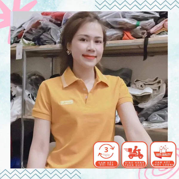 Áo Thun Polo Cho Nữ Đủ Size Từ 35-85kg Chất Thun Cá Sấu Mềm Mát