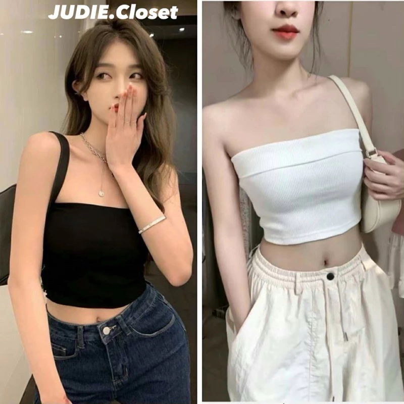Áo Ống Croptop Quây Ngang Không Mút Ngực Ôm Bođy Basic - JUDIE.Closet