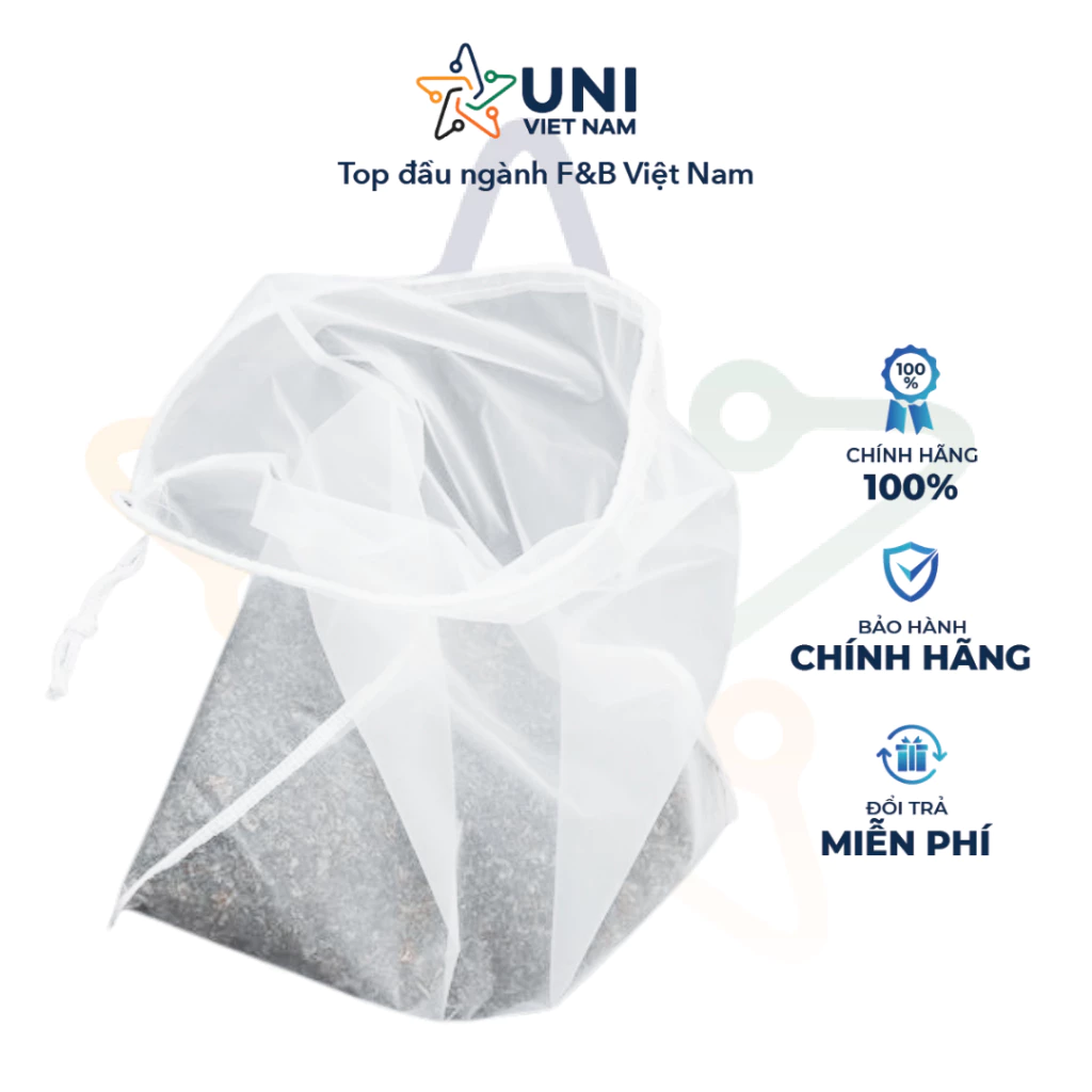 Túi lọc trà sữa , sữa đậu nành, cà phê,.... nhiều size có dây rút dùng trong nấu ăn, pha chế