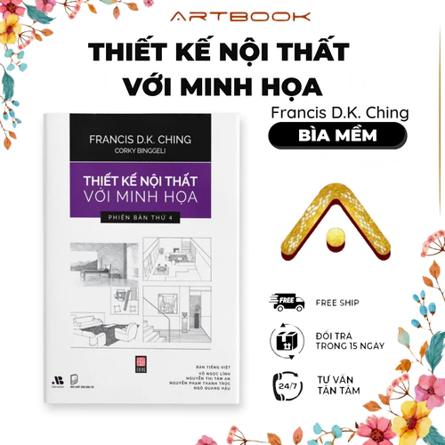 Sách Thiết Kế Nội Thất Với Minh Họa Phiên Bản Thứ 4 |Dịch Giả Võ Ngọc Lĩnh | ARTBOOK