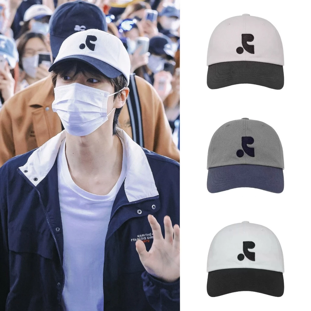 RestAndRecreation Thêu Bóng Chày Hat Sun Shade Hat Hat Mũ lưỡi trai ghép màu RR Hat Coed Điều chỉnh