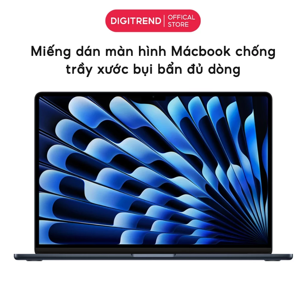 Dán Màn Hình Macbook Từ Tính HD Chống Xước Cho Air Pro M1 M2 13-16 Inch Kèm Bộ Lau Tiện Lợi