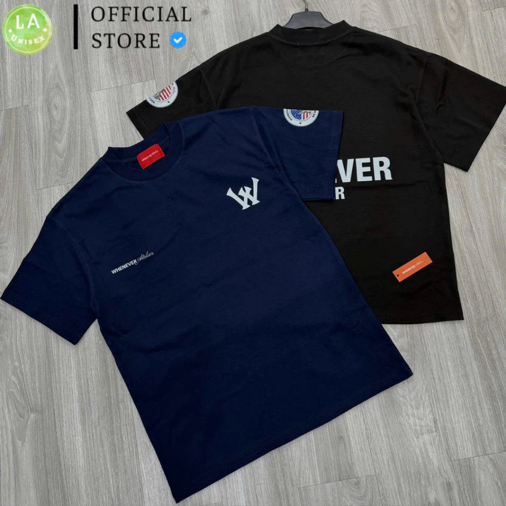 [FREESHIP] Áo Thun NamNữ Whenever Hottrend,Vải Cotton Mịn Mướt Không Xù Lông,Form Rộng,Tag Mạc Chuẩn
