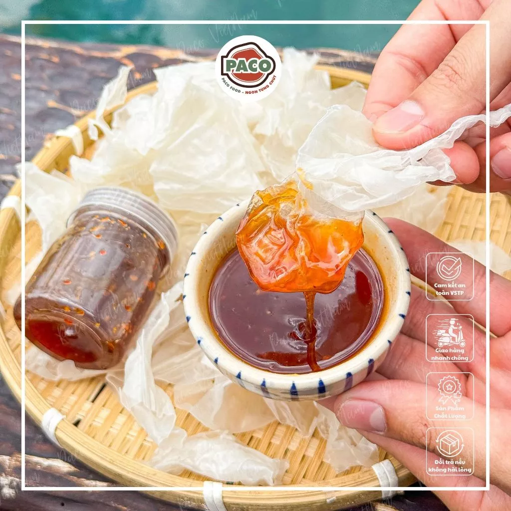 [MÓN MỚI HOT 2026] bánh tráng phơi sương rìa chấm kèm sốt muối sệt sate hương vị độc quyền ngon Paco Food-ăn là ghiền