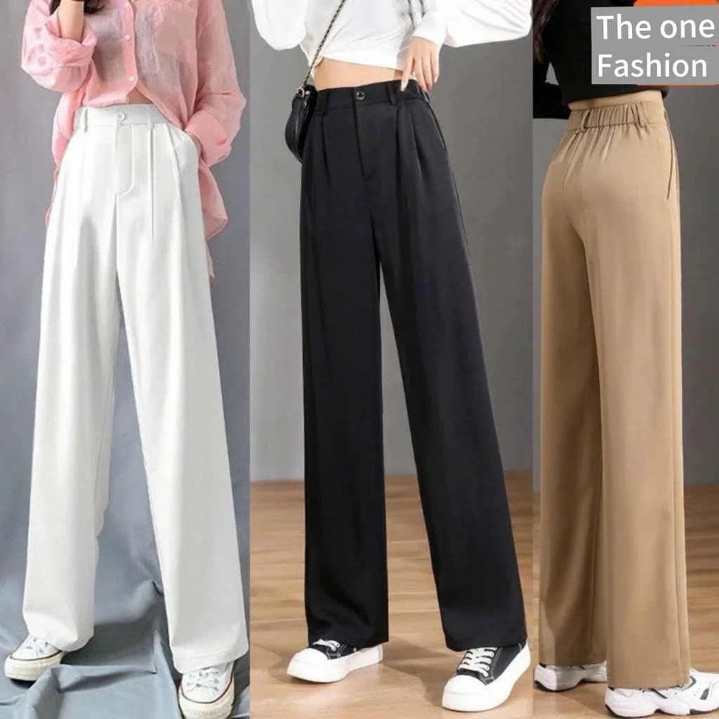 Quần ống rộng culottes lưng thun sau dáng suông chất liệu cao cấp nhiều màu MA13