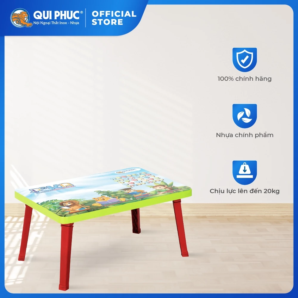 [HỎA TỐC] Bàn học sinh QUI PHÚC, gấp gọn, phù hợp làm bàn học cho bé, nhỏ gọn, tiện lợi, chắc chắn