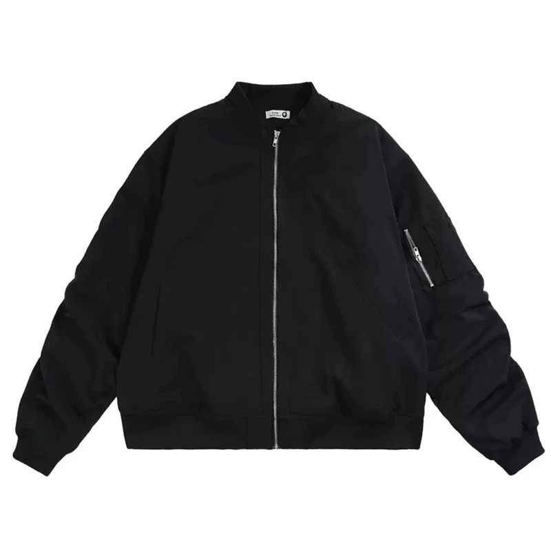 Áo Khoác Bomber Jacket Tay Nhún Nam Nữ - Áo Bomber Jacket Dù 2 Lớp Dày Dặn Form Rộng Xiêu Xinh Hót 2025