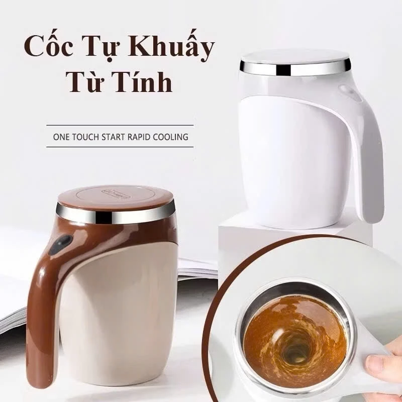 Cốc Pha Cà Phê Thông Minh Tự Động Khuấy Đa Năng Thông Minh Chất Liệu Thép Không Gỉ