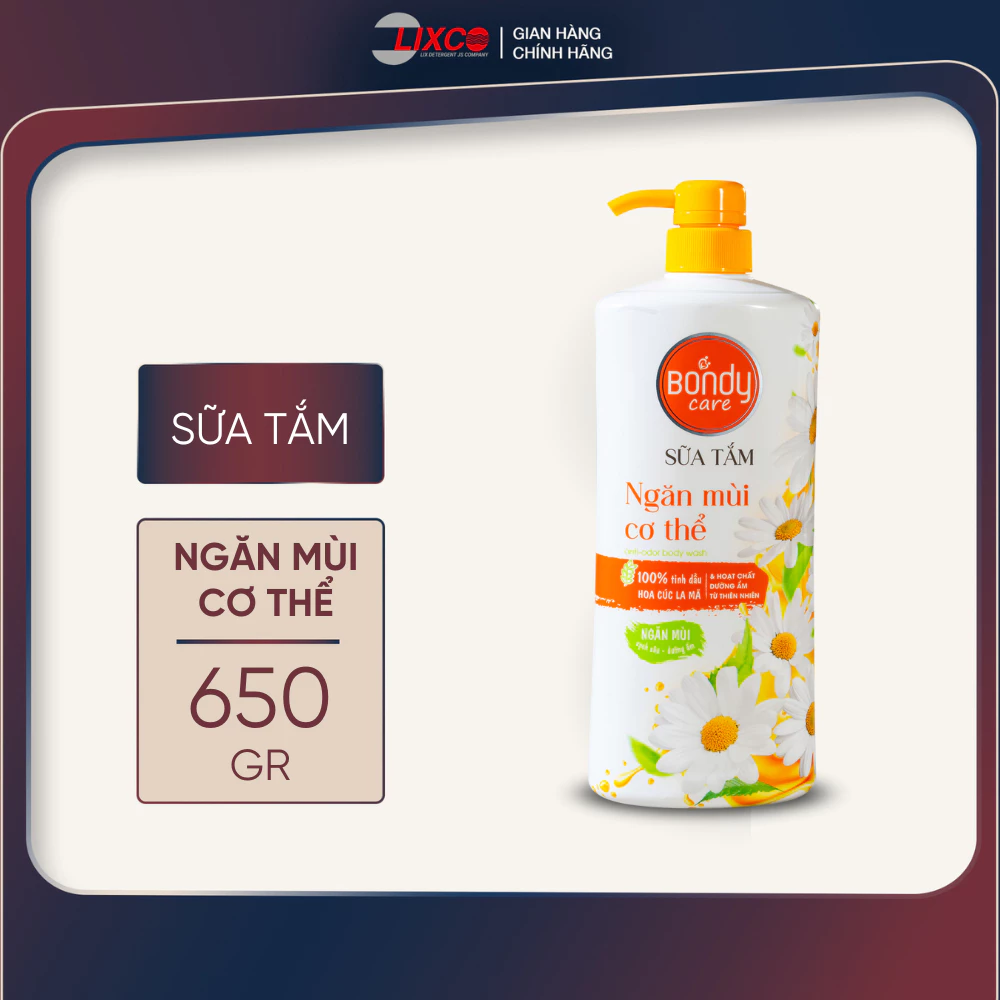Sữa Tắm, Dầu Gội, Dầu Tắm Gội Bondy Care 650G - Làm Sạch Da Tóc, Hương Thơm Dễ Chịu - Lixco Việt Nam